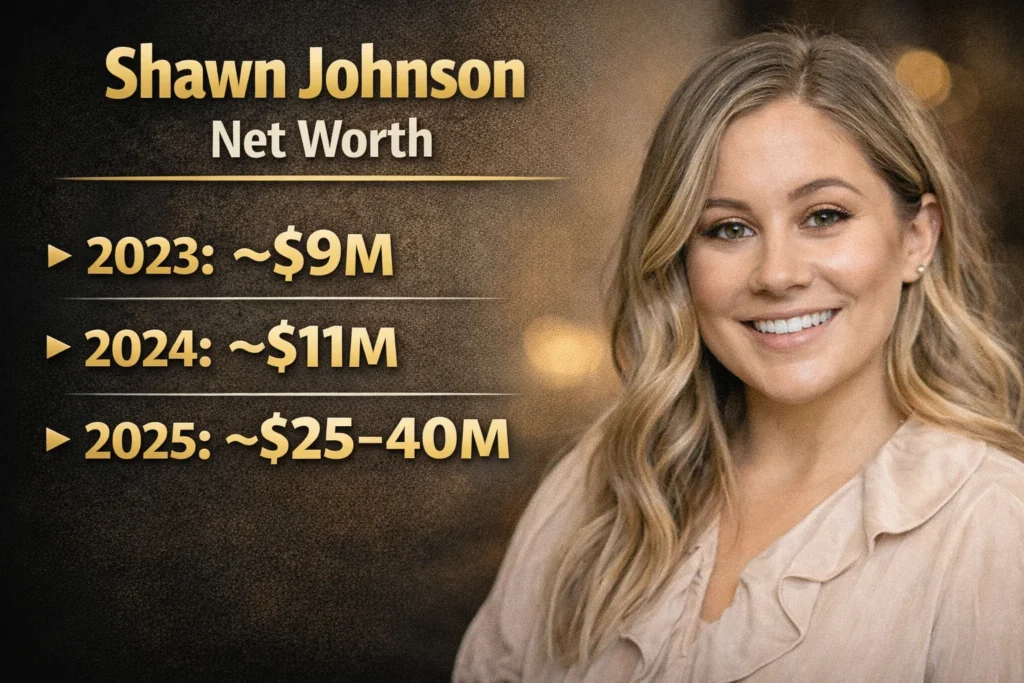 shawn johnson net worth